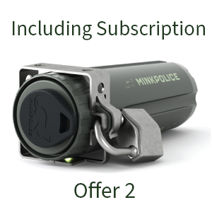 MinkPolice X Trap Alarm Offer 2 including unlimited subscription (1 pcs.)
